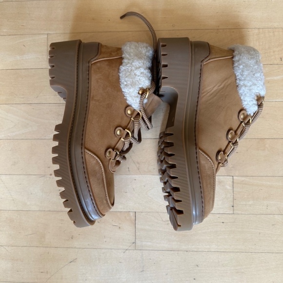 NEW M.gemi Alpine Due Shearling ankle boot, 36/6. GD1024 - Picture 4 of 8